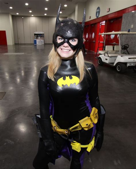 Cute Blonde In Costume Batgirl Hot Cosplay Pics Sorted
