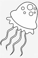 Jellyfish Pngkit sketch template