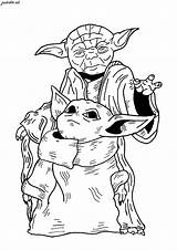 Yoda sketch template