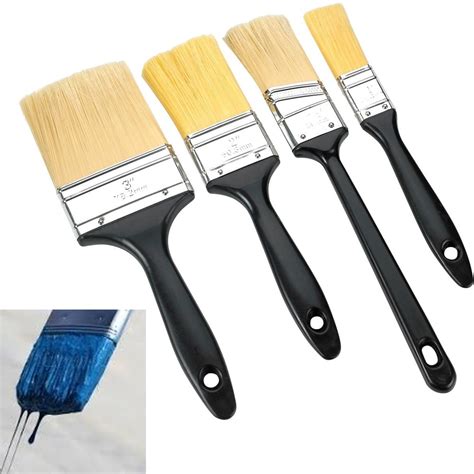 paint brush set painting brushes polyester bristles oil water based paints walmartcom