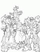 Coloring Transformers Pages Cliffjumper Cybertron Mario Robot Fall Related sketch template