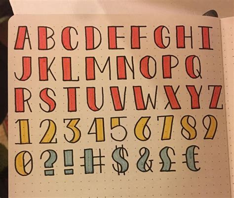 drew   full alphabet   simple gridded title lettering ive
