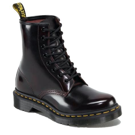 dr martens  cherry red arcadia ankle boots