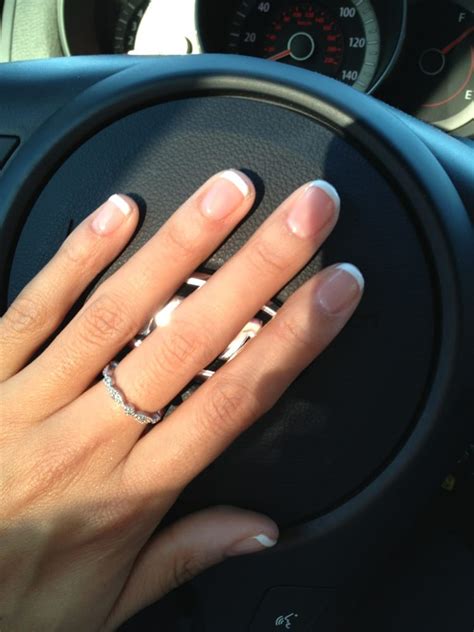 happy   french tip gel manicure yelp