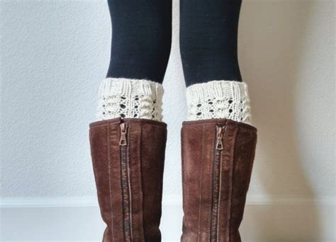 Boot Cuffs Boot Sock Leg Warmers By Offthestix On Etsy