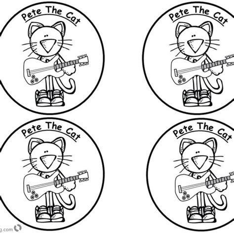 pete  cat coloring pages crafts  printable coloring pages