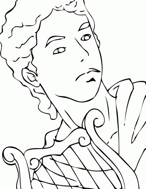 Easy To Draw Apollo Coloring Pages