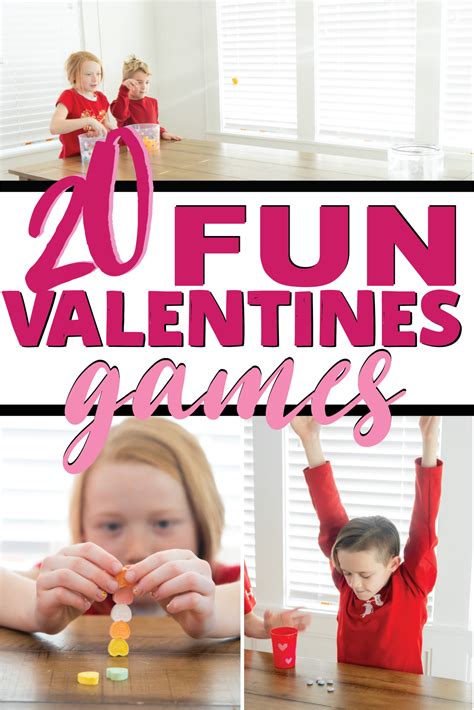 super fun valentines minute  win  games play party plan