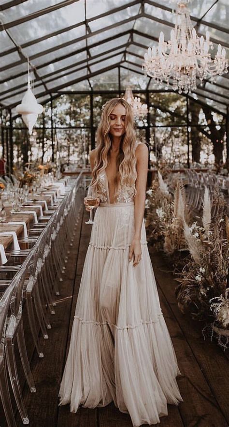 muse  berta boho style wedding dress chic bridal dress gorgeous wedding dress