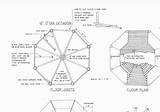 Gazebo Octagonal sketch template