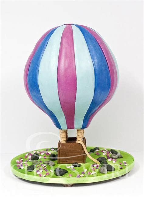 Hot Air Balloon Cake Cake By Robyn Cakesdecor