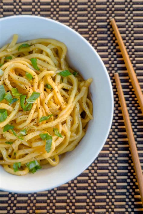 Asian Garlic Noodles Eating For Luu