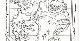 Neverland Peter Pan Map sketch template