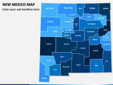 mexico map powerpoint template