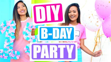 diy tumblr birthday party for teen girls youtube