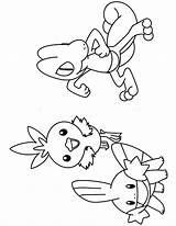 Pokemon Coloring Pages Treecko Advanced Color Kids Bubakids Sheets Mudkip Colouring Printable Picgifs Cartoon Thousands Regarding Web Malvorlagen Tv Series sketch template