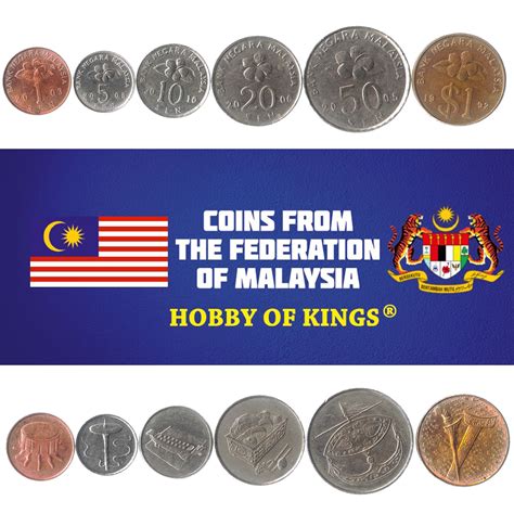coins  malaysia money set      sen   etsy