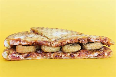dominos pizza mcdonalds chicken nuggets  nuggadizza buzzfeed scoopnest