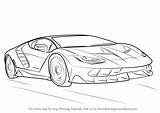 Lamborghini Centenario Draw Drawing Step Veneno Sports Sketch Drawingtutorials101 Coloring Template Drawings Pages Tutorials Cars Car Para Cool Dibujos Learn sketch template