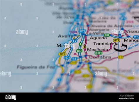 mira portugal map  res stock photography  images alamy