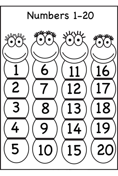 number counting worksheets kindergarten worksheets numbers