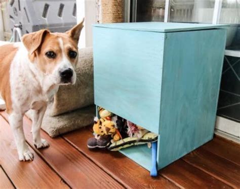 dog toy storage bin  woodworking plancom