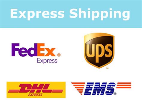 express shipping  small package dhl ups fedex ems etsy