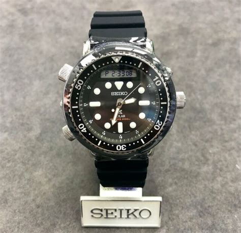 Seiko Prospex Men S Black Watch Snj025 For Sale Online Ebay