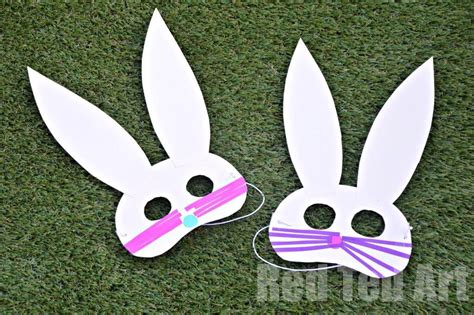 easy easter bunny masks  mess simple  fun check