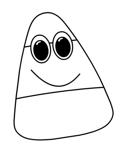 candy corn coloring pages clipart  printable coloring pages