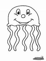 Jellyfish Medusa Qualle Medusas Ausmalbild Pintarcolorir Ausdrucken Malvorlage Quallen Pintar Q1 sketch template