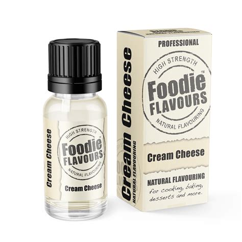 cream cheese natural flavouring foodie flavours