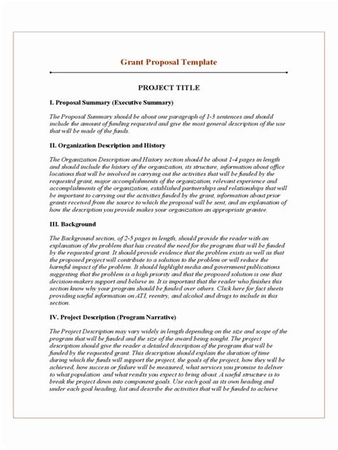 project proposal template inspirational  project proposal