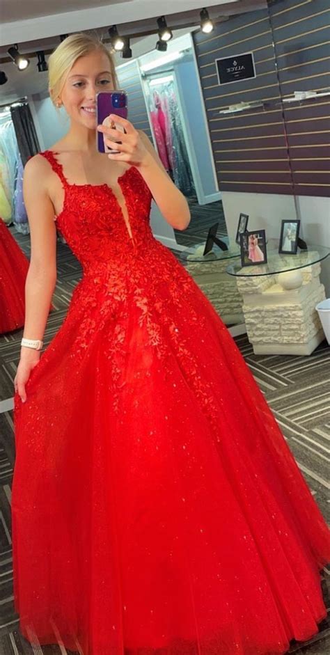 12 Red Prom Dresses For The Wow Look Pretty Red Lace Prom Dress I