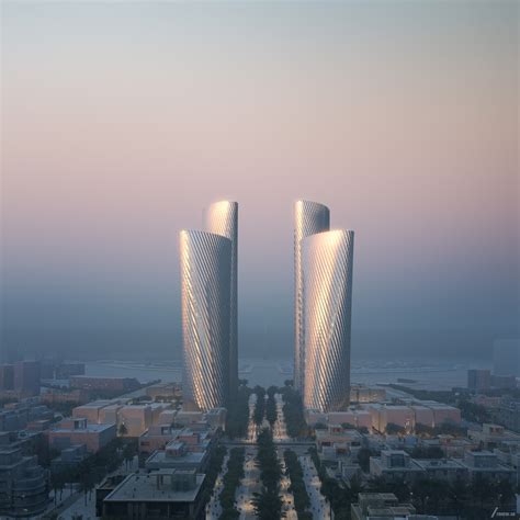 foster partners unveils lusail towers  qatar  landmark project    central business