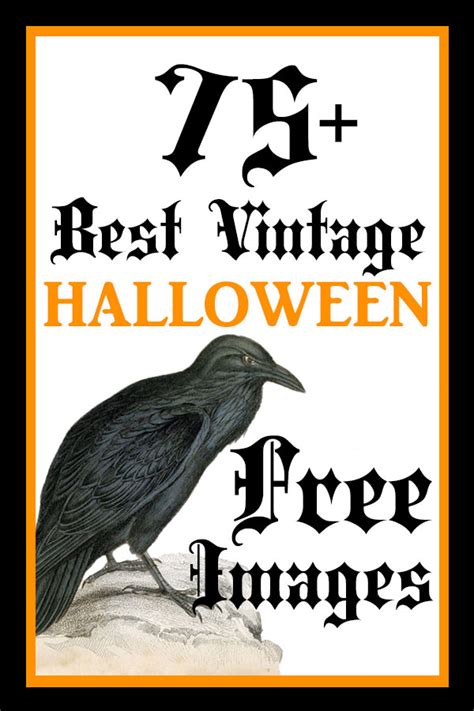 vintage halloween printables