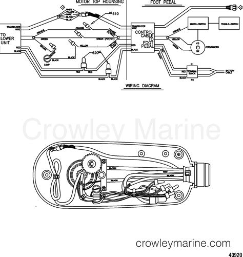 wire diagramtrlfbd  volt  motorguide  motorguide  crowley marine