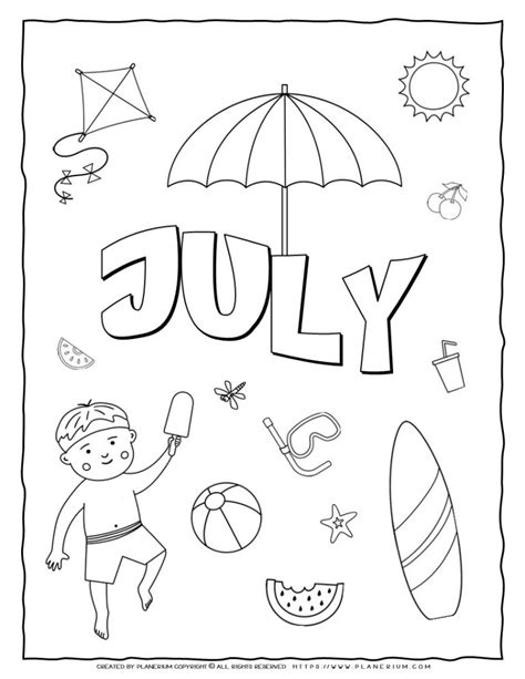 july coloring page planerium   summer coloring pages