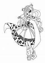 Monster High Coloring Pages Wishes Catty Noir Getcolorings Wisp Color Printable sketch template