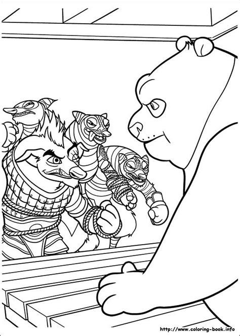 kung fu panda  coloring picture kung fu panda panda coloring pages