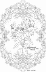 Parchment Mandala Embroidery Grown Fingerpaint Zentangle Pergamano Pizzo Modelli sketch template