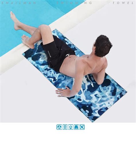 brands swimming towel quick drying portable microfiber sports towel printed compact travel