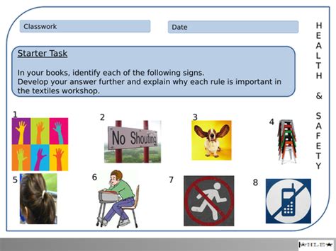 health  safety lesson powerpoint teaching resources