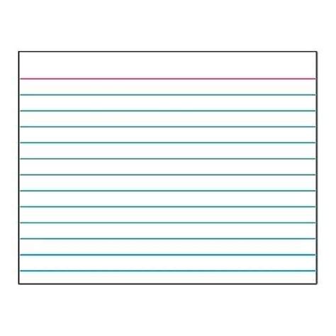 index card  template