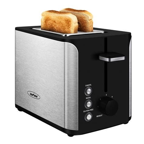 slice toaster stainless steel bread toaster extra wide slot toaster