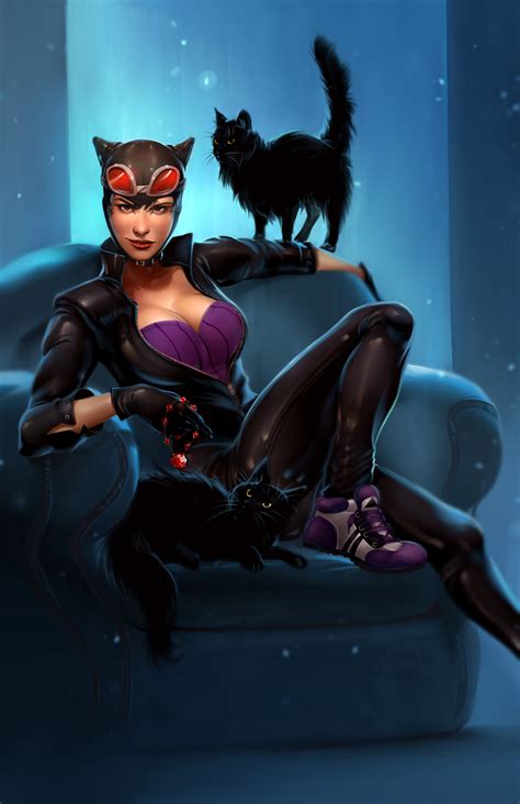 catwoman by amber harris catwoman batman universe comic book heroes