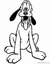 Pluto Disneyclips Honden sketch template
