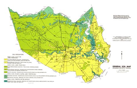 general soil map harris county texas  portal  texas history