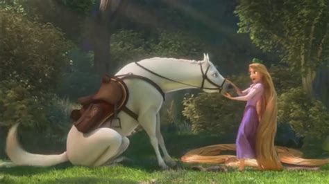 Tangled Rapunzel Meets Maximus Scene Dubbed By Kristi Youtube