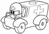 Ambulance Coloring Drawing Sketch Color Pages Natsu Library Clipart Popular Collection Line Kids Getdrawings Paintingvalley sketch template